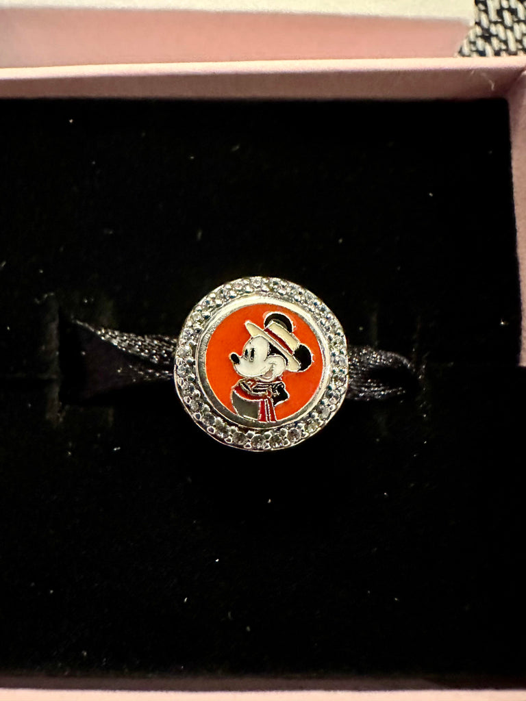 Disney Parks Pandora EPCOT Italy World Showcase Mickey Mouse Button Charm Park Exclusive