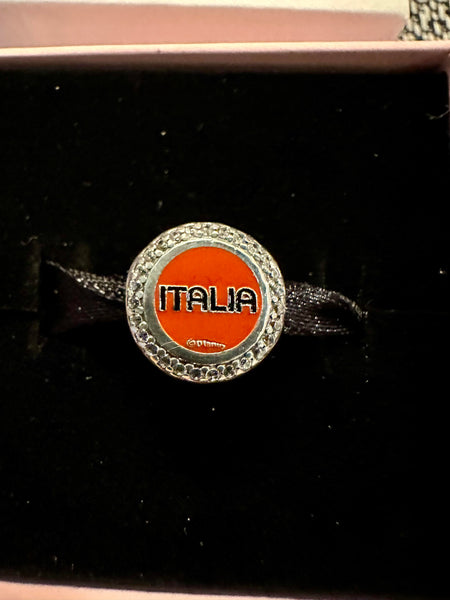 Disney Parks Pandora EPCOT Italy World Showcase Mickey Mouse Button Charm Park Exclusive