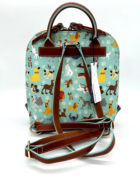 Disney Dooney & and Bourke Dogs Backpack Purse Stitch Pluto Bolt Blue NWT 2024 B