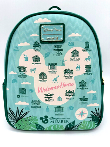 Disney Vacation Club Welcome Home Member Backpack Loungefly DVC NWT 2024 Parks