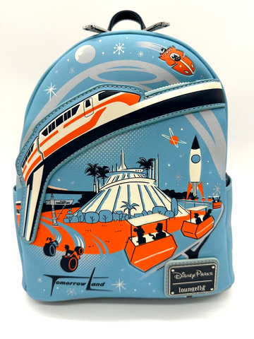 Disney Parks Tomorrowland Loungefly Backpack Magic Kingdom Peoplemover Monorail