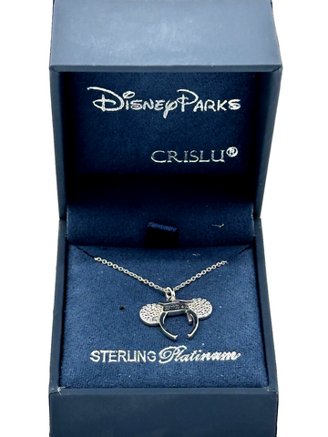 Disney Parks Crislu Graduation Mickey Mouse Ear Headband Necklace NIB 2024