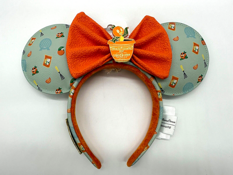 Disney Parks Epcot Flower & and Garden Festival Orange Bird Ears Headband 2024 Loungefly