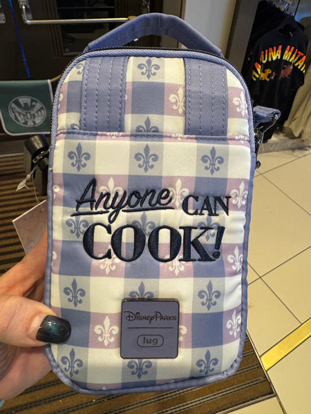 Disney Parks Chef Remy Lug Skeeter Anyone can Cook Crossbody Bag 2025