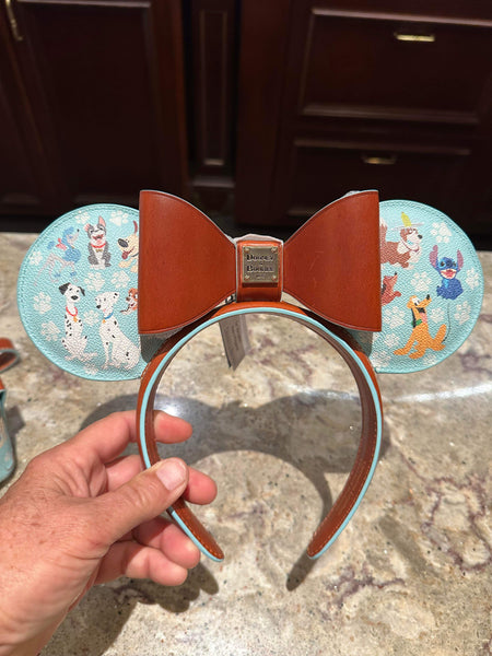 Disney Dooney & Bourke Dogs Minnie Mouse Ears Headband NWT 2024