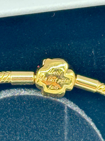 Disney X Pandora Beauty and the Beast Enchanted Rose Snake Chain Bracelet NOT Park Exclusive