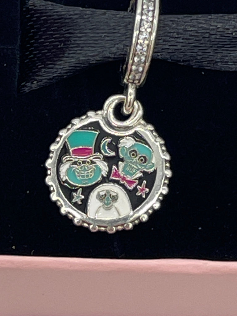 Disney Parks Pandora Hitchhiking Ghosts The Haunted Mansion Charm NIB 2023 WDW DL