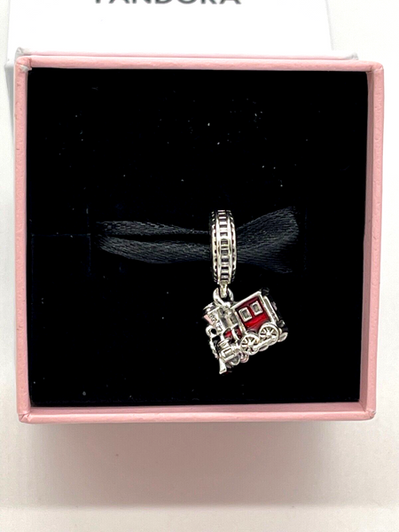 Disney Parks Pandora Train Engine Dangle Charm Exclusive WDW DL Railroad 2023