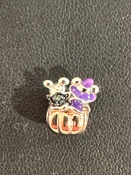 Disney Pandora Mickey Minnie Mouse Pumpkin Charm Halloween 2023 NOT Park Exclusive