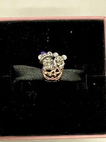 Disney Pandora Mickey Minnie Mouse Pumpkin Charm Halloween 2023 NOT Park Exclusive