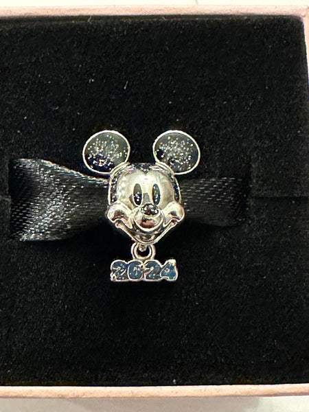 Disney Parks Pandora 2024 Mickey Mouse Dangle Charm Exclusive