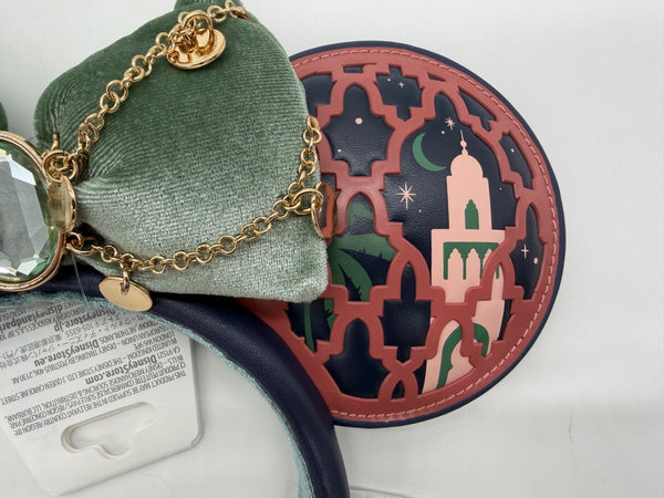 Disney Parks 2026 Epcot Morocco Princess Jasmine Aladdin Headband Bow Ears NEW3