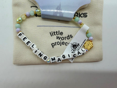 Disney Parks Little Words Project Feeling Magical Friendship Bracelet LWP M/L0