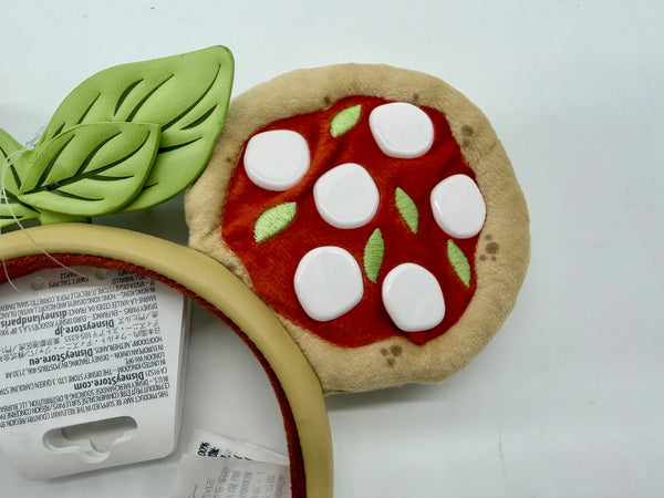 Disney Parks Epcot World Showcase Italy Pizza Minnie Mouse Ears Headband NWT3