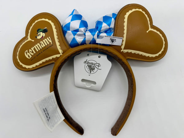 Disney Parks Germany Epcot World Showcase Minnie Mouse Ears Headband NWT 20264
