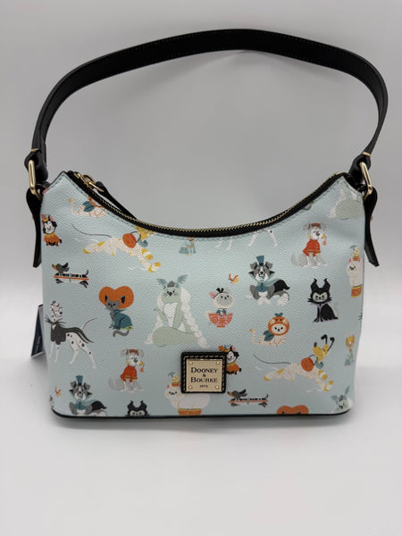 Disney Dooney & and Bourke Halloween Cats Dogs Shoulder Bag Handbag Purse Pets0