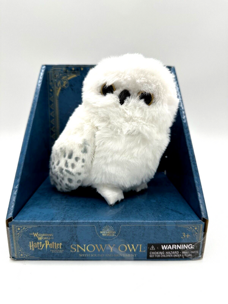 Universal Studios Harry Potter Hedwig Snowy Owl Shoulder Plush Sound & Movement