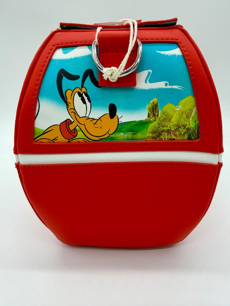 Disney Parks Loungefly Skyliner Shoulder Bag Purse Mickey Mouse Donald Duck NWT3