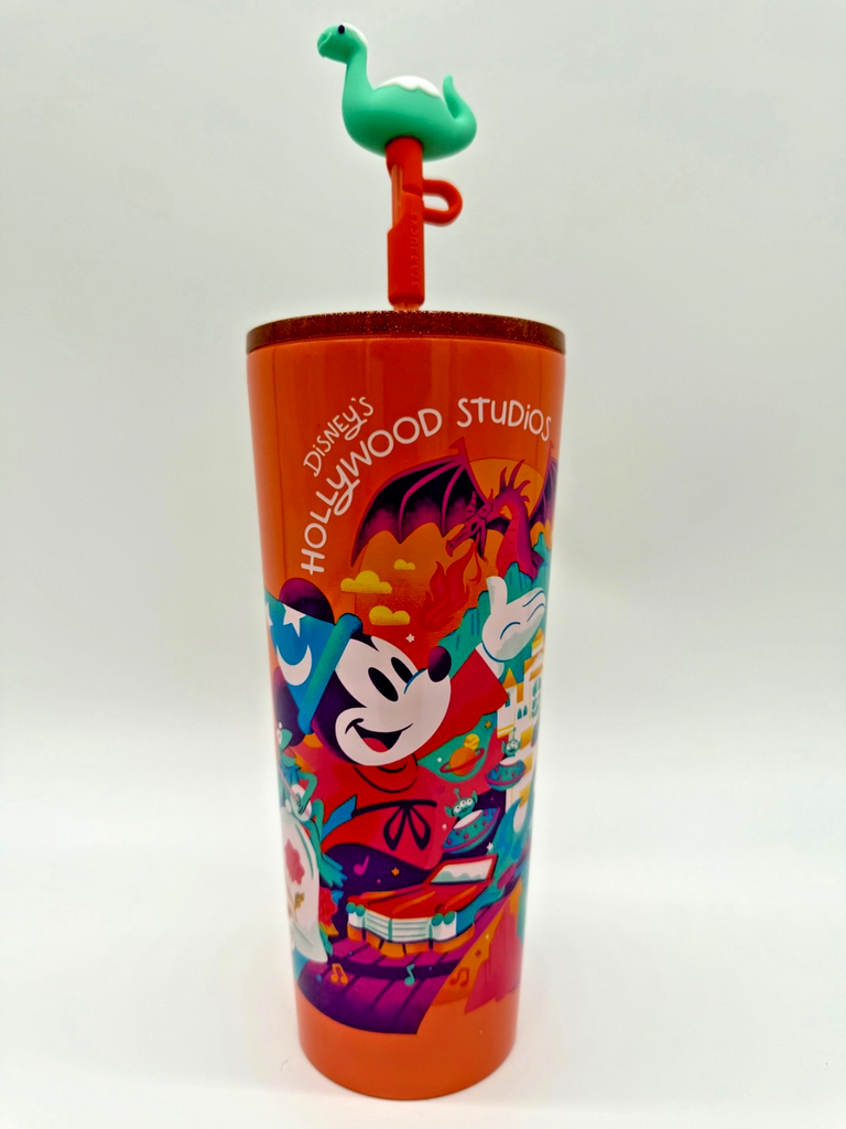 Disney Parks Starbucks Hollywood Studios Mickey Gertie Straw Topper Tumbler 20260
