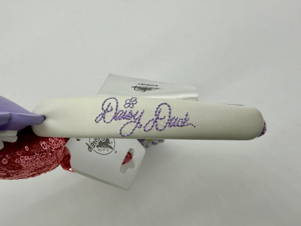 Disney Parks Daisy Duck Purple Flowers Bow Minnie Mouse Ears Headband 2026 NWT5