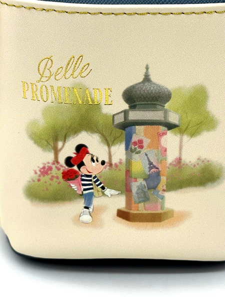 Disney Parks Epcot France Minnie Mouse La Vie En Rose Loungefly Backpack 2024