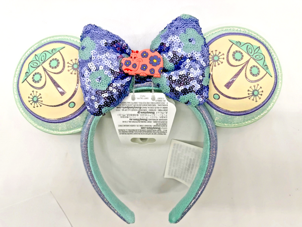 Disney Parks It's A Small World Minnie Mickey Mouse Ears Headband Hippo 2026 NWT0