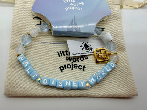Disney Parks Little Words Project Walt Disney World Friendship Bracelet LWP M/L0