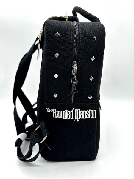 Disney Parks Loungefly Haunted Mansion Canvas Backpack Leota Hatbox Ghost 2024