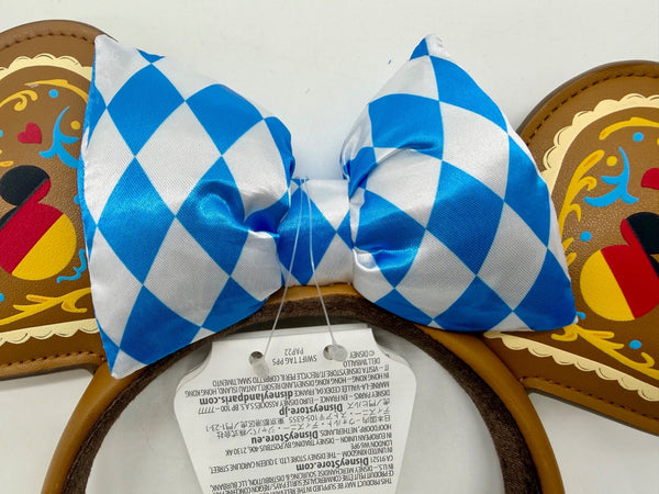 Disney Parks Germany Epcot World Showcase Minnie Mouse Ears Headband NWT 20261