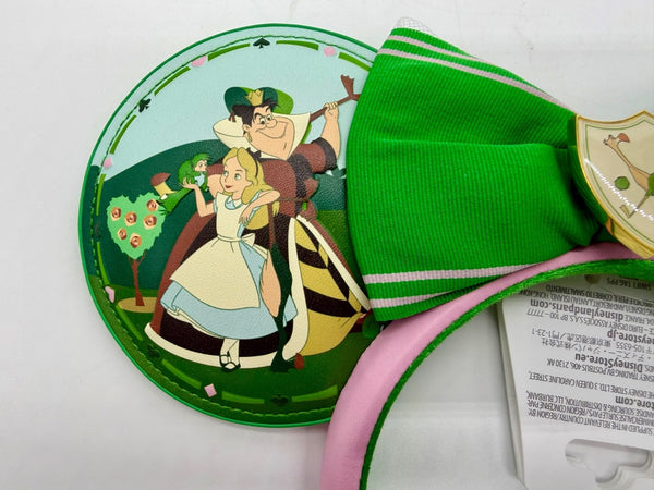 Disney Parks Alice in Wonderland 75th Anniversary Minnie Mouse Ears Headband D232