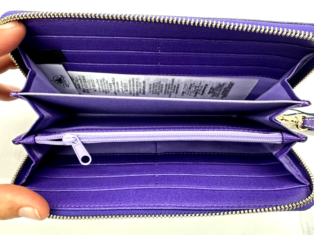 Dooney and bourke purple wallet hotsell