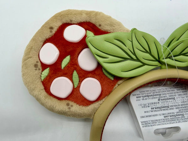 Disney Parks Epcot World Showcase Italy Pizza Minnie Mouse Ears Headband NWT2