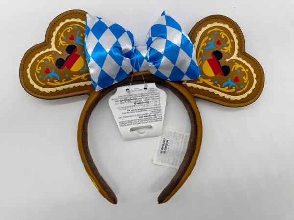 Disney Parks Germany Epcot World Showcase Minnie Mouse Ears Headband NWT 20260