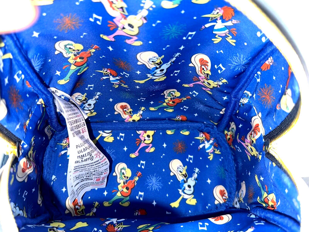 Disney Parks The Three Caballeros Loungefly Backpack EPCOT Disney Parks The Three Caballeros Loungefly Backpack EPCOT