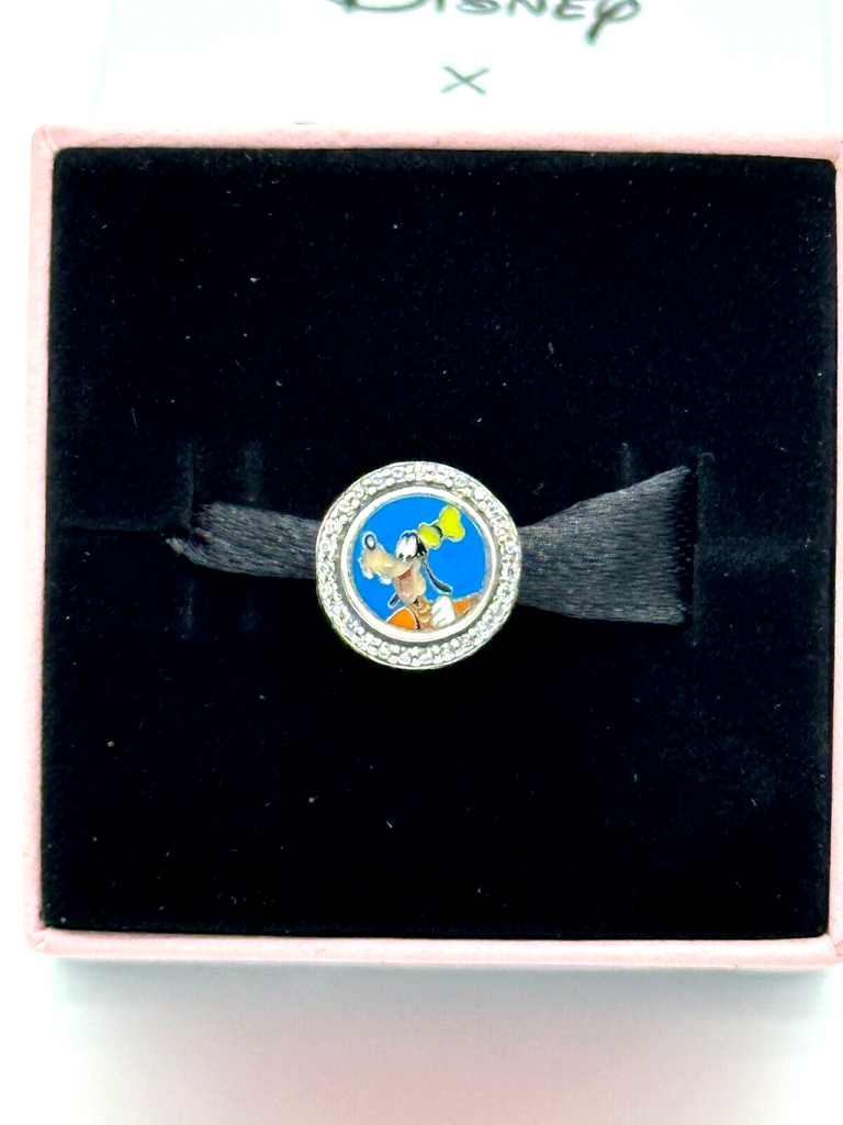 Disney Parks Pandora Goofy Button Charm NIB Exclusive 2024 Autograph W Shop Theme Parks