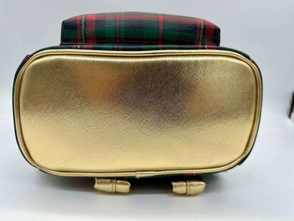 Mickey Mouse Holiday Plaid Loungefly Mini Backpack
