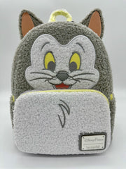 Disney Parks Loungefly Figaro Pinocchio Cat Pastel Mini Backpack Fuzzy NWT 2025
