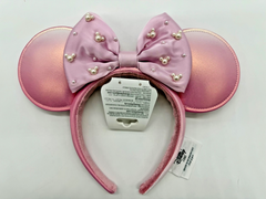 Disney Parks Pink Pearl Minnie Mouse Ears Headband Valentine’s Day 2026 NWT