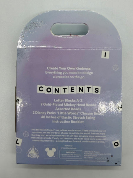 Disney Parks Little Words Project Get Park Ready Bead Kit Friendship Bracelet1