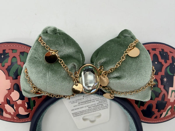 Disney Parks 2026 Epcot Morocco Princess Jasmine Aladdin Headband Bow Ears NEW1