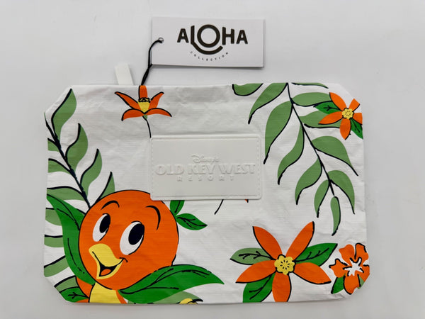 Disney Parks Aloha Old Key West Resort Wet Dry Bag Small Pouch Orange Bird 20260