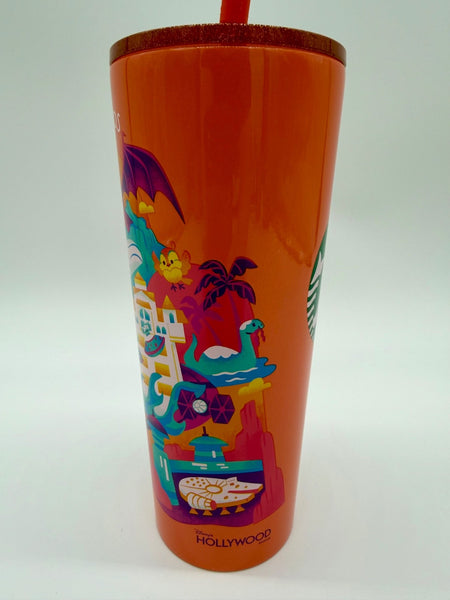 Disney Parks Starbucks Hollywood Studios Mickey Gertie Straw Topper Tumbler 20263