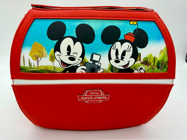 Disney Parks Loungefly Skyliner Shoulder Bag Purse Mickey Mouse Donald Duck NWT1
