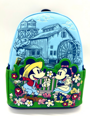 Disney Parks Loungefly Backpack Port Orleans Resort Riverside Mickey Minnie 2025