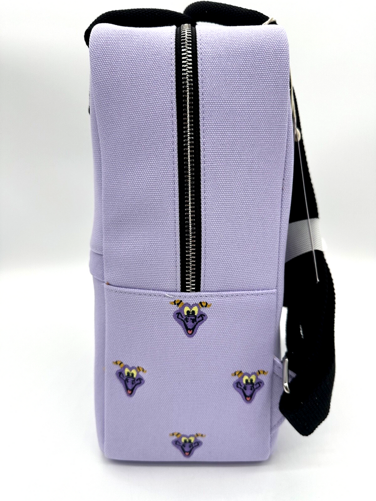 Disney Parks Figment Canvas Backpack Loungefly EPCOT Purple Disney Parks Figment Canvas Backpack Loungefly EPCOT Purple