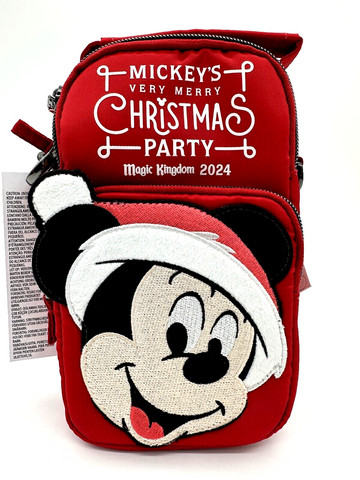 Disney Parks Mickey's Very Merry Christmas Party Lug Skeeter Crossbody NWT 2024