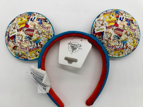 Disney EPCOT World Showcase United Kingdom UK Vintage Films Mouse Ears Headband0