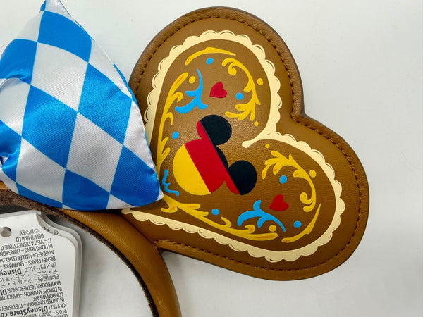 Disney Parks Germany Epcot World Showcase Minnie Mouse Ears Headband NWT 20263