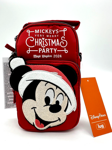 Disney Parks Mickey's Very Merry Christmas Party Lug Skeeter Crossbody NWT 2024