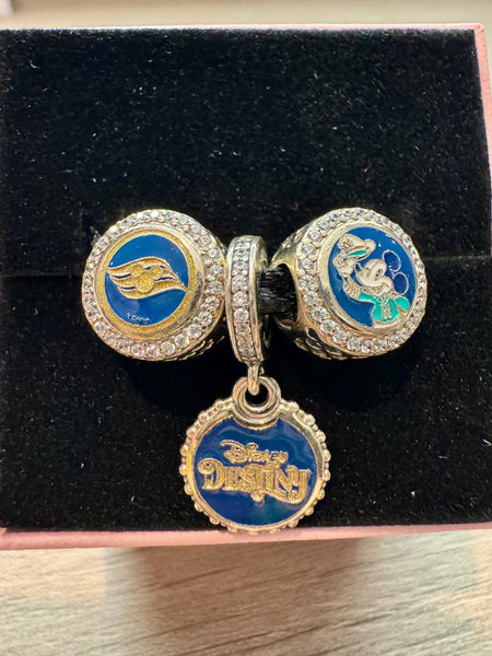 Disney Cruise Line Pandora Destiny Inaugural 3 Charm Set DCL 2026